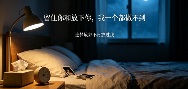 留住你和放下你，我一个都做不到
