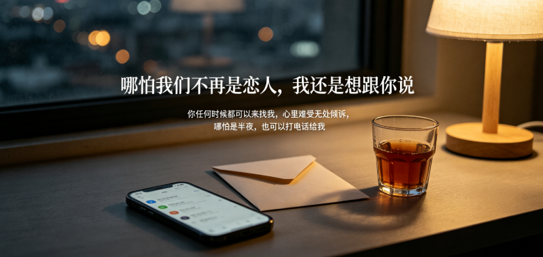 那个曾经想共度一生的人，如今只能默默祝愿